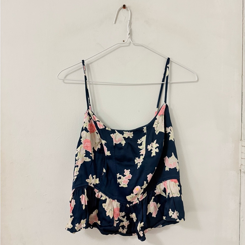 Free People Floral Camisole